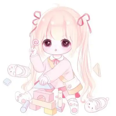 可爱女生头像卡通呆萌q版