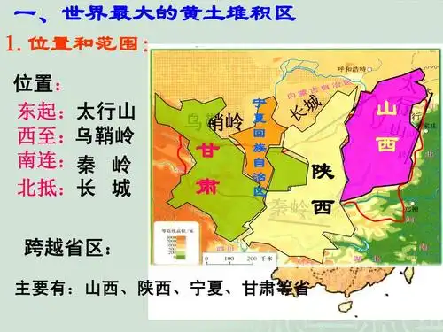 沟壑纵横的地形区-----黄土高原ppt