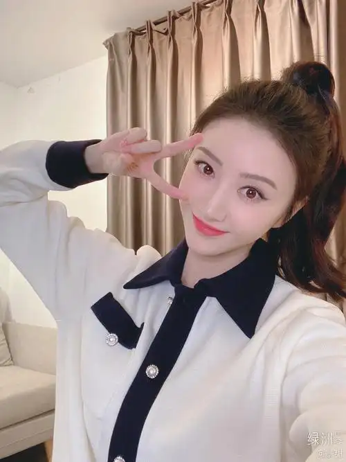 景甜高马尾造型图片景甜生活照漂亮照片