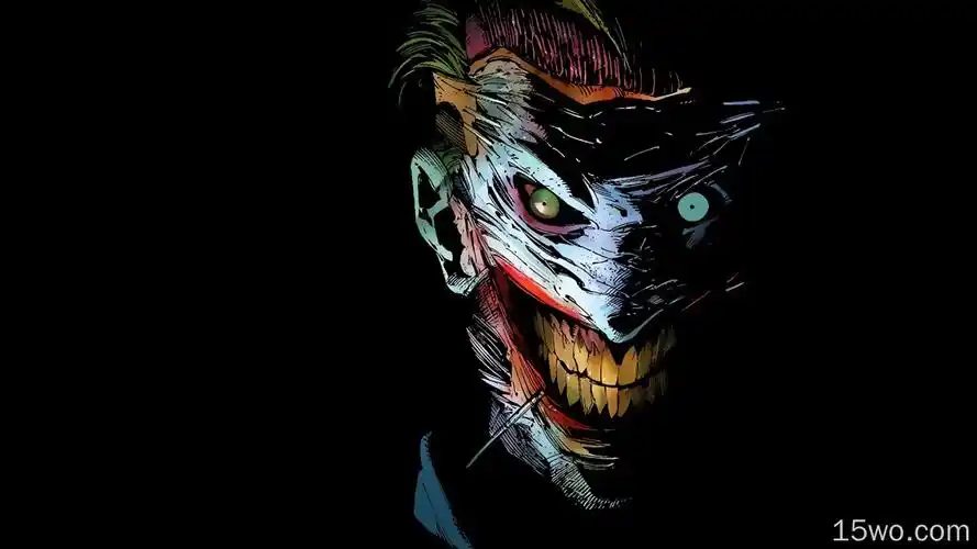 漫画小丑dc漫画黑暗恐怖艺术高清壁纸