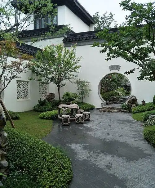 6个中式庭院花园设计要素农村的房子就该这样建太美了