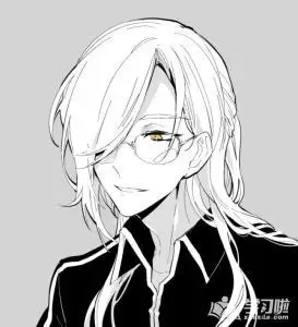 动漫素描图片男生头像图片,动漫头像素描图片简单,男生头像手绘素描