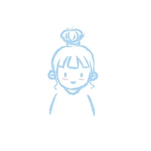 简笔女孩儿头像
