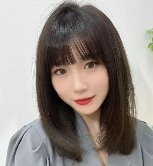 简约直发锁骨发 百搭减龄气质翻倍_直发发型 - 美发站