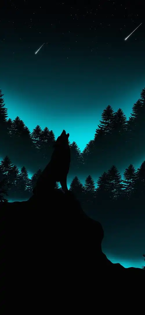 深度迷人黑色壁纸