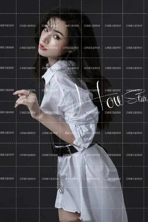 新款主题影楼个人写真朋克个性潮牌衬衫私房艺术照民族服装