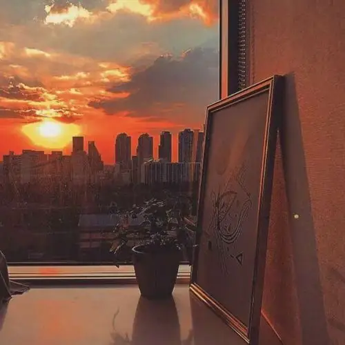 草莓酱唯美ins风天空背景图