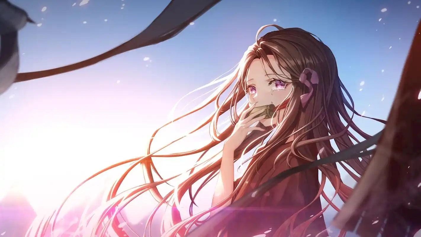 电脑平板电视机1920x1200灶门祢豆子 鬼灭之刃壁纸