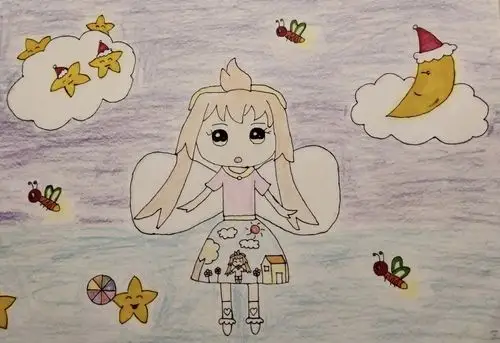 东康新教育学校— 三年级美术 《彩色的梦》课程作业展示