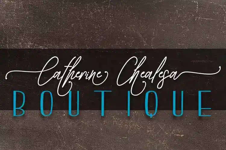 现代创意艺术书法字体英文连体字体下载 gullami script