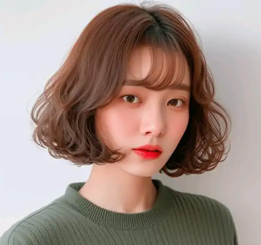 发型烫来烫去,最美还是波波头烫发,瘦脸时尚还洋气_效果_程度_头发