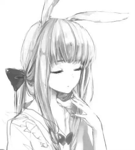 动漫男生简笔画素描可爱女生