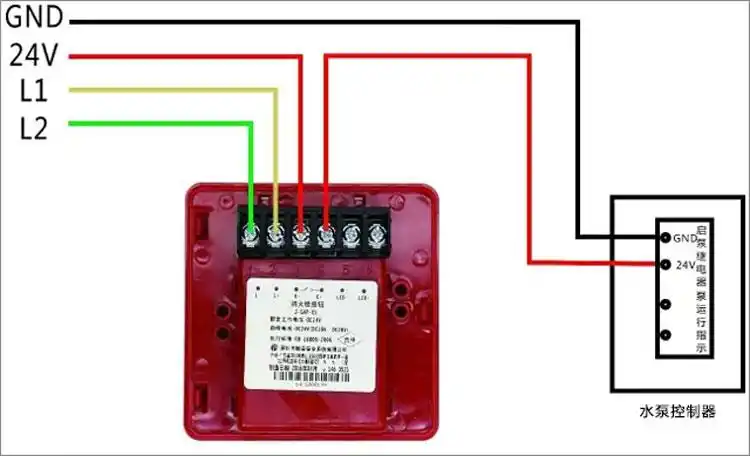 j-sap-zxs型消火栓按钮(四线制)