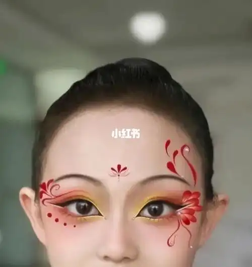 创意舞台妆  #儿童舞台妆表演  #儿童创意舞台造型  #我的美妆分享