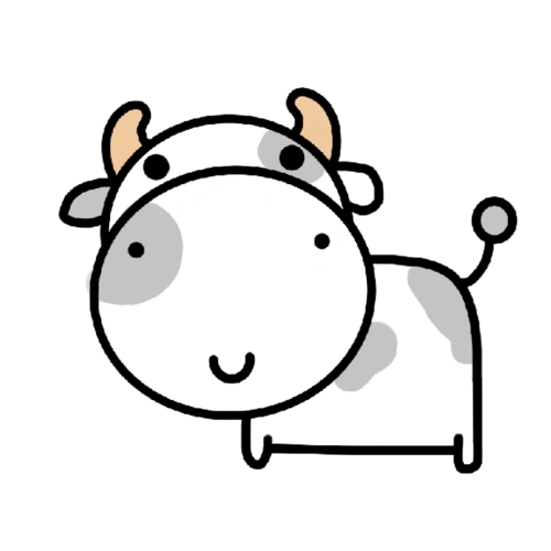 牛年的绘画图片 - 毛毛简笔画黑白简笔画头像樱子79简笔画头像可爱小