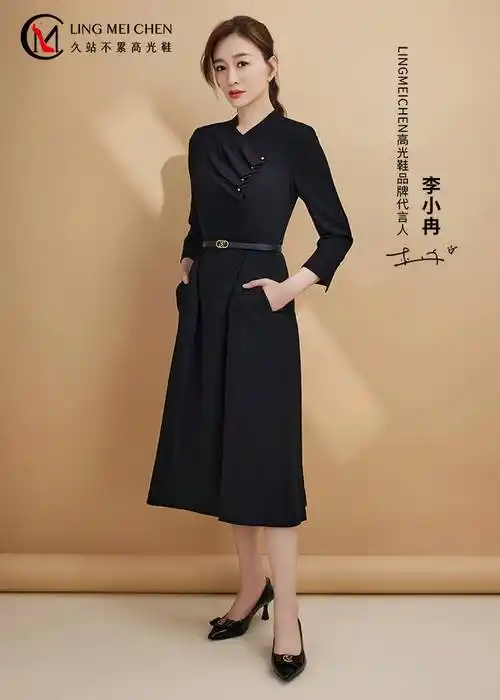 官宣lingmeichen灵梅陈高光鞋首位品牌形象代言人李小冉