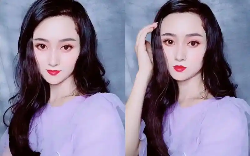 范冰冰仿妆,冰冰真的太美了仿不了她的气质