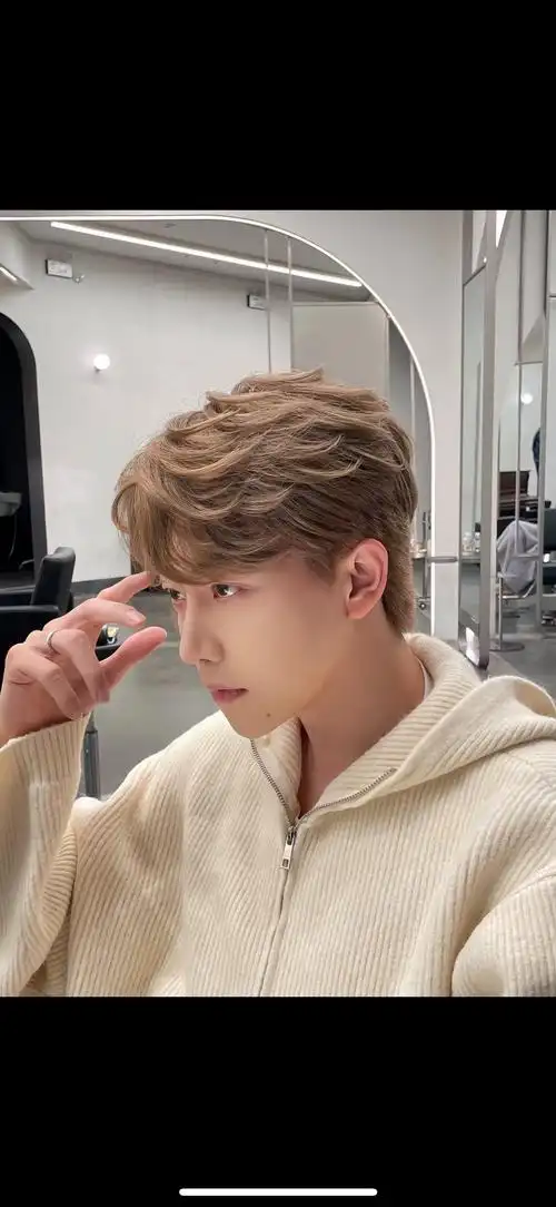 乱中有型男士烫发韩系风格男士发型