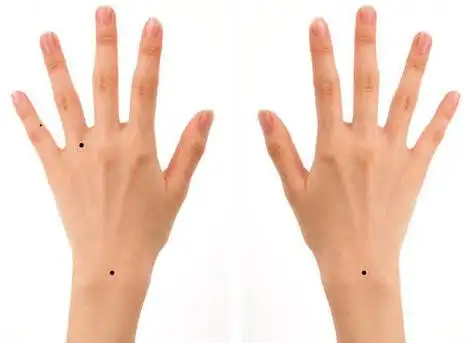 女人右手背有5颗痣图解女人手背都有什么含义