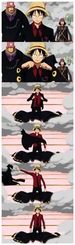 海贼王 onepiece 【路飞 你知道麽 男人这样子脱掉西装真的好帅 小