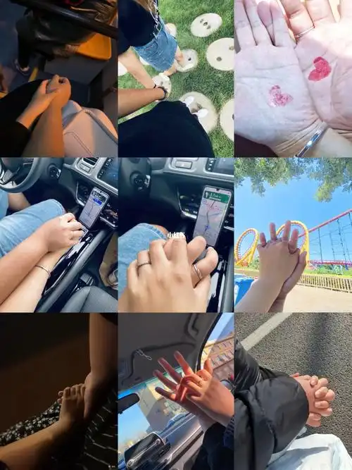 那就说好啦 每次见面都要拍牵手照片#情侣牵手图