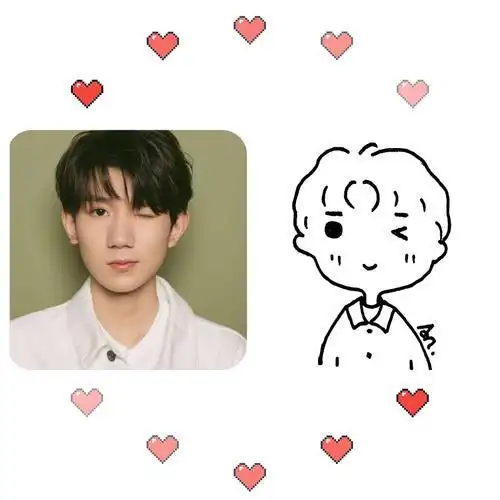 简笔画q版郭京飞简笔画图片教程-明星人物-千千简笔画明星简笔画头像