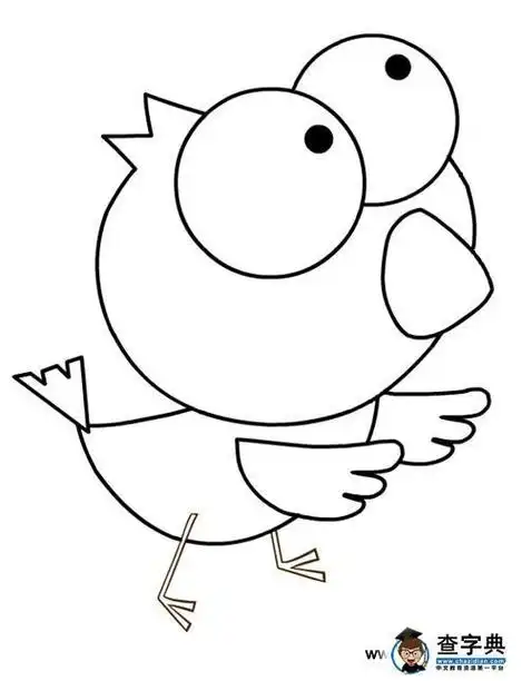 幼儿园小班简笔画动物图片简单又好看的动物简笔画幼儿园小班填涂画简