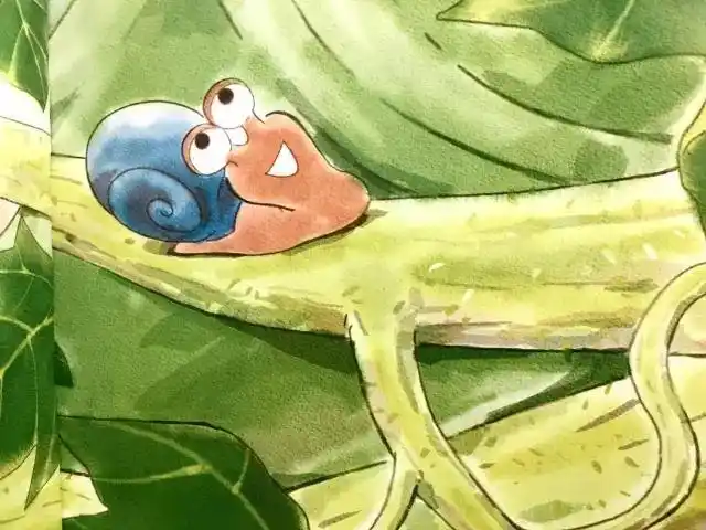 依萨贝儿幼儿园亲子绘本时光《爬上瓜秧的蜗牛》