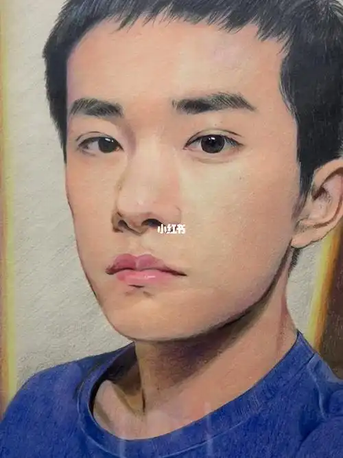 彩铅手绘易烊千玺