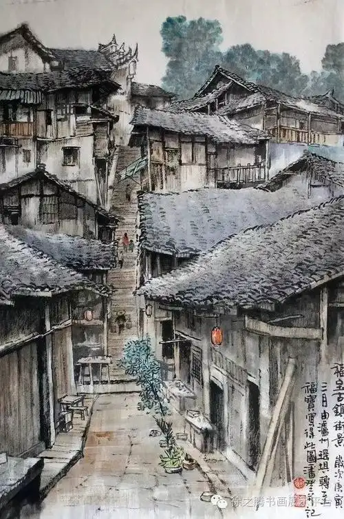 潘登先生国画写生作品欣赏