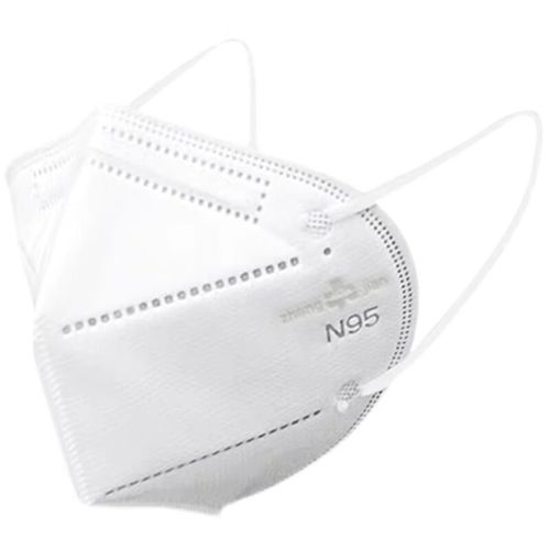 n95口罩级别口罩医护专用防护独立包装 豫中健五层n95挂耳式10只袋装