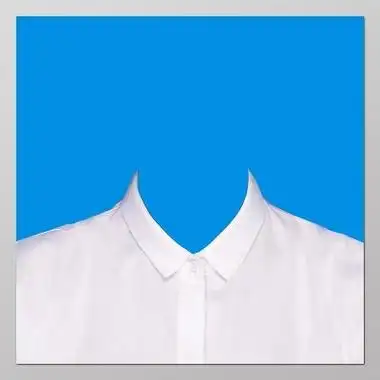 女士西装证件照模板自然清新