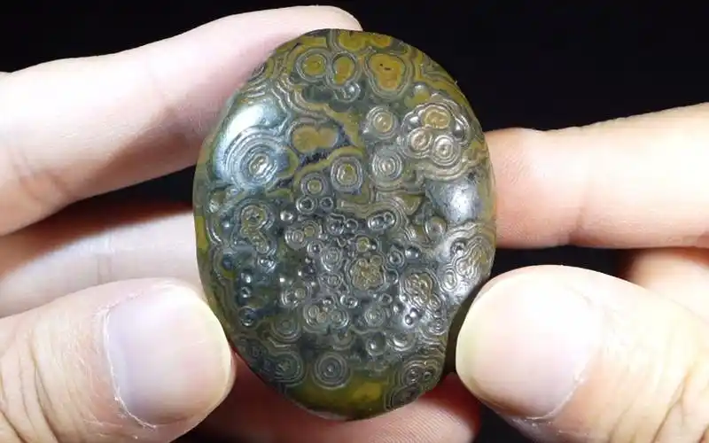 僵皮金钱纹 | 天然玛瑙原石