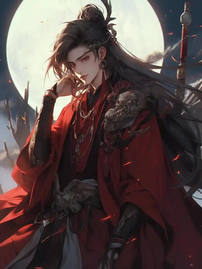 97唯美古风男生头像.#红衣古装 #邪魅古风男主 #古风头像 - 抖音