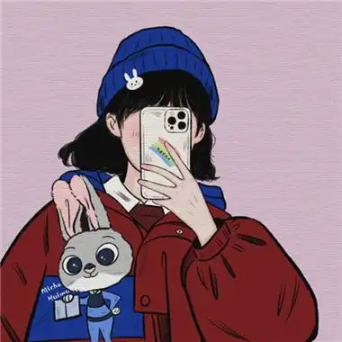 超喜庆可爱的卡通绝美女头 最新版会用很久的插画女生头像_动漫头像