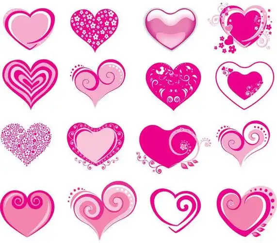 矢量爱心图片