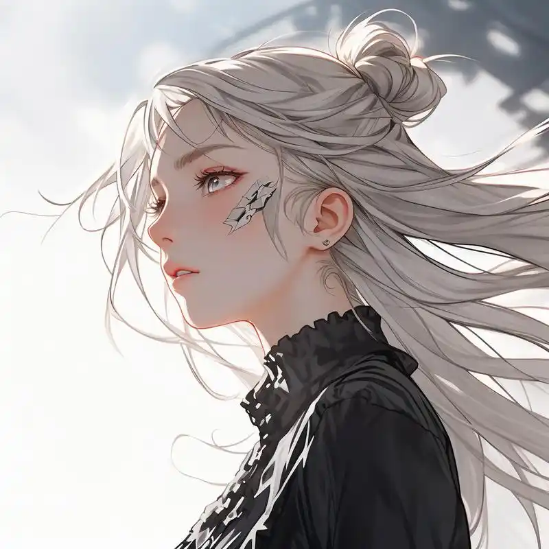 探索遮脸艺术的神秘与优雅,一组专为女生打造的遮脸头像,展现不一样的