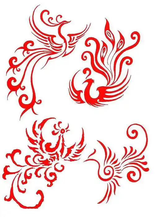 中国图腾第二辑吉祥纹饰龙虎凤图案