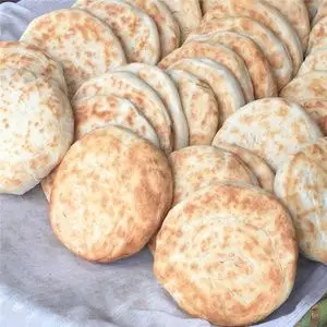 河南农家特产咸味火烧烧饼正宗炭火手工制作白吉馍肉夹馍25个包邮