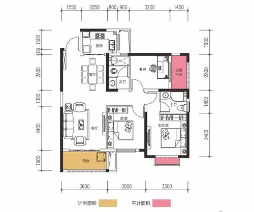 福晟克拉美丽山庄 户型图返回户型图