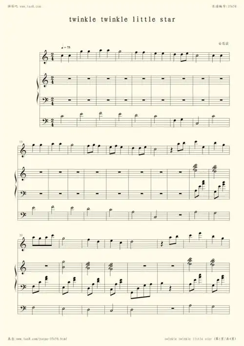 星星,钢琴谱》小提琴三声部版,the piano guys(五线谱 钢琴曲 指法)