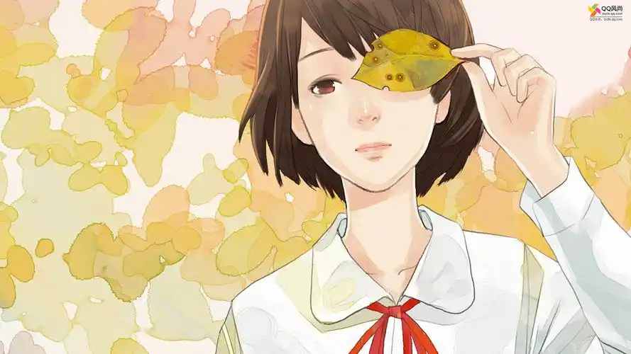 手绘小清新秋日插画电脑桌面壁纸-卡通动漫-壁纸下载-美桌网