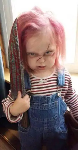 真人版鬼娃娃.#童真