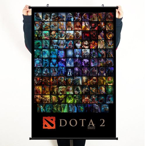 dota2游戏海报 dota2周边挂画海报装饰画 客厅书房网咖装饰墙纸