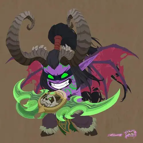 当大反派变成了小可爱q萌魔兽世界boss图赏