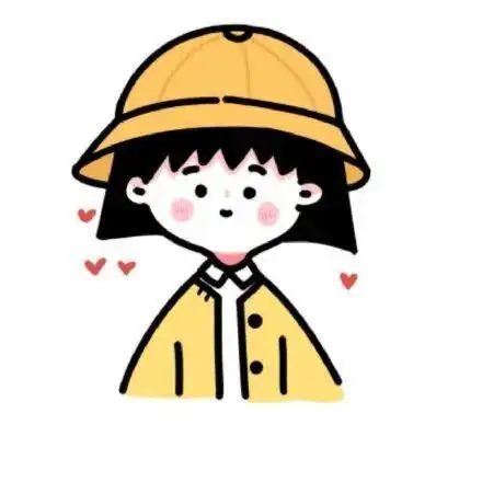 微信头像:无脸人,小女孩简约卡通头像!