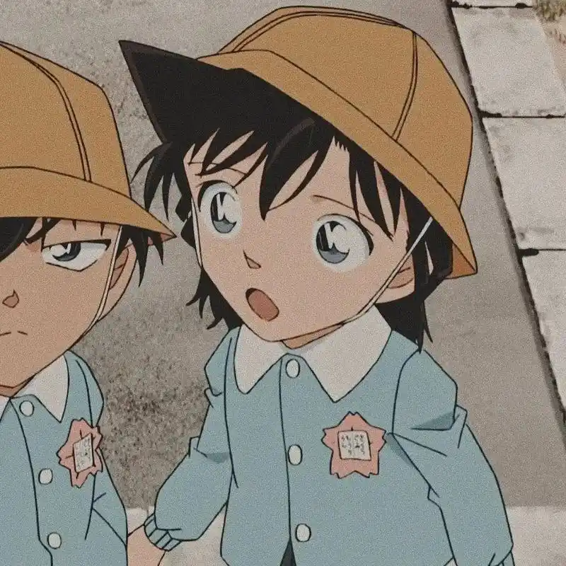 工藤新一和小兰幼儿园时头像 - 抖音