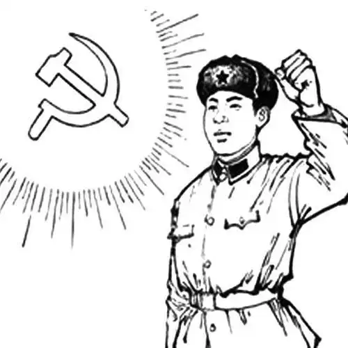 雷锋简笔画画像人物