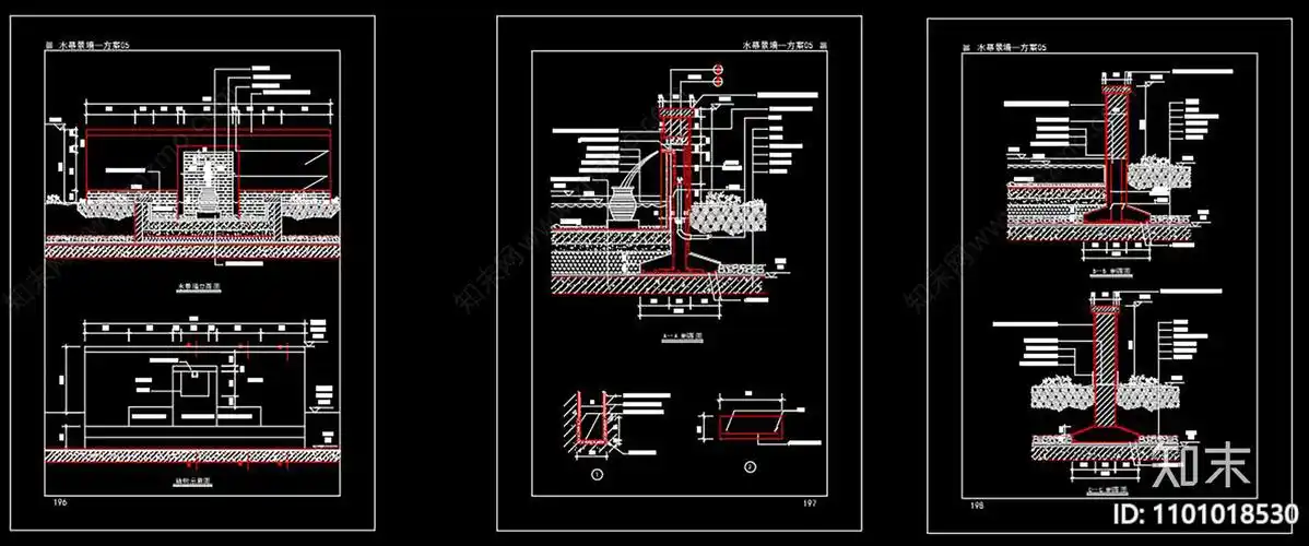 水景墙施工图下载