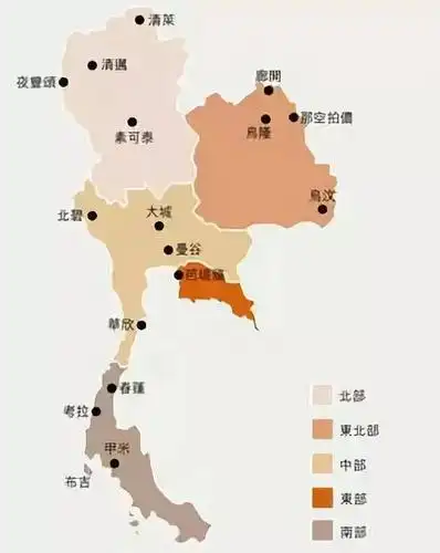泰国地图